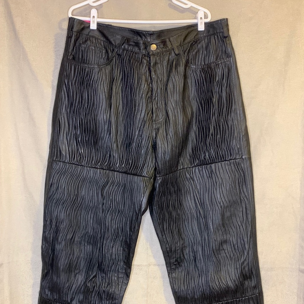 Filo Sofi leather pants Sz 40